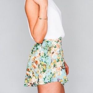 Taking Offers! Flowers in the Sky Swing Shorts